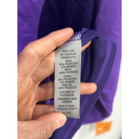Athletic Works C9 NWT Womens Duo Dry Purple Full Zip Lightweight Jacket SZ XL - Picture 6 of 10